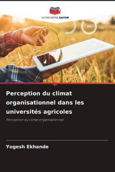 Perception du climat organisationnel dans les universités agricoles