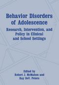 Behavior Disorders of Adolescence
