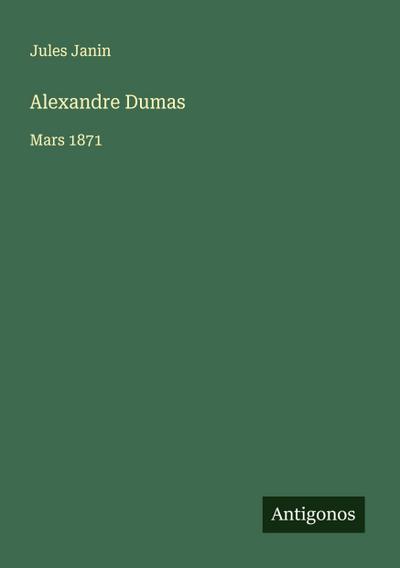 Alexandre Dumas