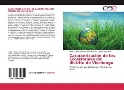 Caracterización de los Ecosistemas del distrito de Vischongo