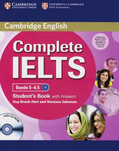 Complete IELTS, Bands 5-6.5 Student’s Book with Answers, CD-ROM and 2 Class Audio CDs