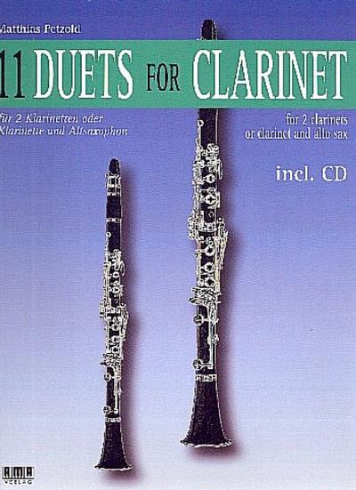 11 Duets for Clarinet, m. Audio-CD
