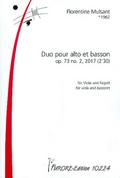 Duo op.73,2pour alto et basson