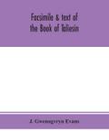 Facsimile & text of the Book of Taliesin