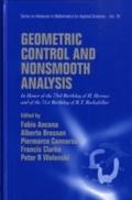 Geometric Control And Nonsmooth Analysis: In Honor