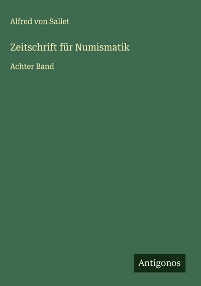 Zeitschrift für Numismatik
