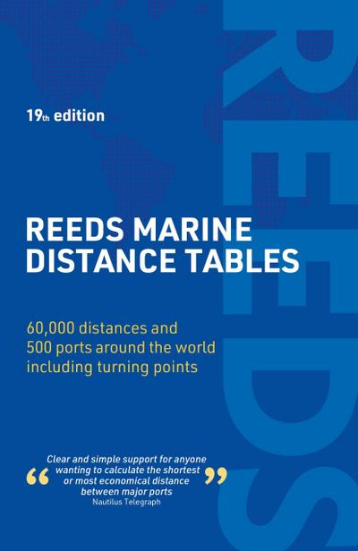 Reeds Marine Distance Tables 19th Edition