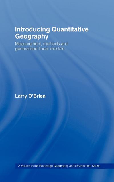 Introducing Quantitative Geography