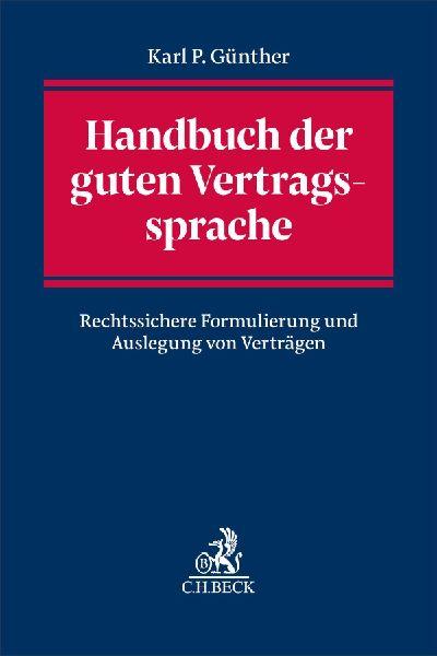 Handbuch der guten Vertragssprache