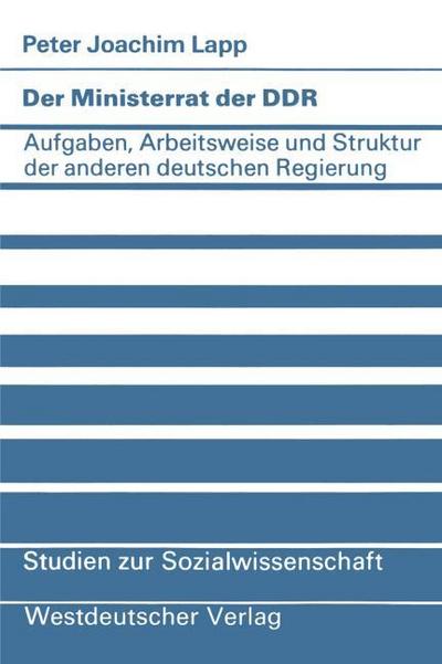Der Ministerrat der DDR