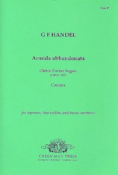 Armida abbandonata HWV105for soprano, 2 violins and Bc