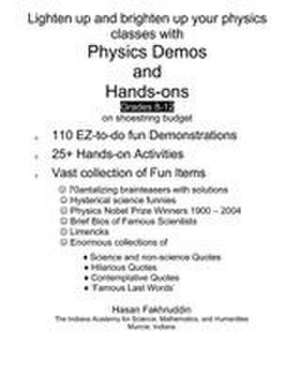 Physics Demos and Hands-Ons