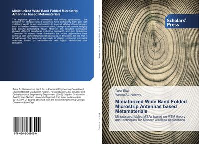 Miniaturized Wide Band Folded Microstrip Antennas based Metamaterials