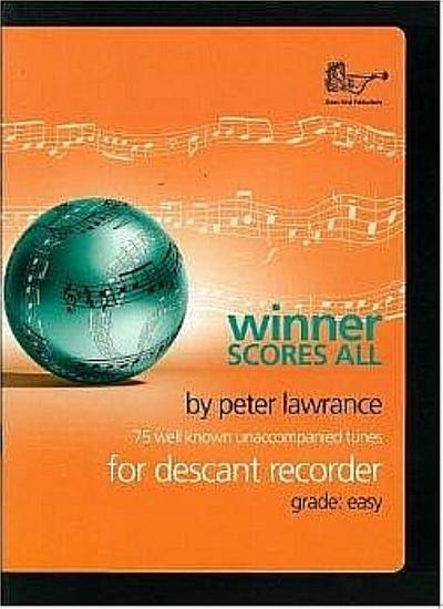 Winner scores all (+CD)for descant recorder