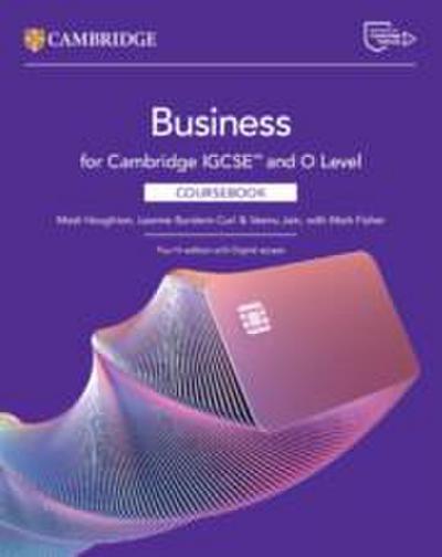 Cambridge Igcse(tm) and O Level Business Coursebook with Digital Access (2 Years)