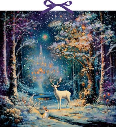 Wand-Adventskalender - Magischer Winterwald
