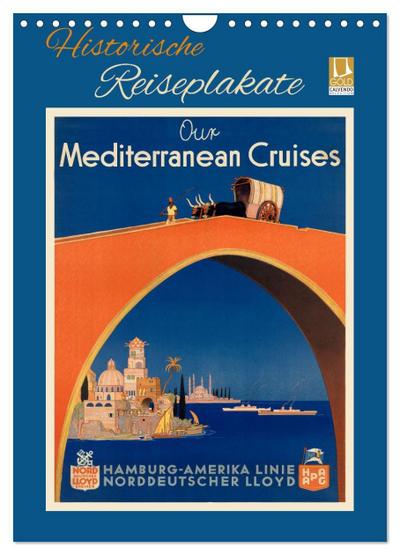 Historische Reiseplakate (Wandkalender 2026 DIN A4 hoch), CALVENDO Monatskalender