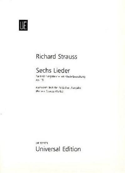 Strauss, R: 6 Lieder