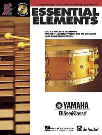 Essential Elements, für Schlagzeug (inkl. Stabspiele), m. 2 Audio-CDs. Bd.2