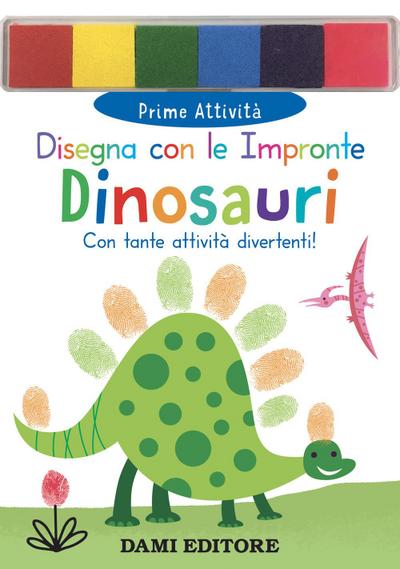 Dinosauri. Disegna con le impronte