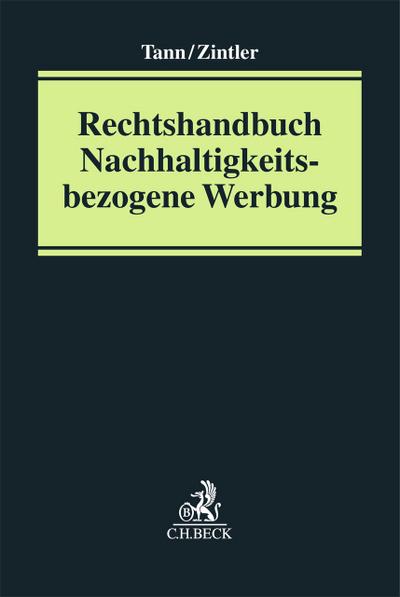 Rechtshandbuch Nachhaltigkeitsbezogene Werbung