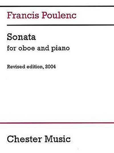 Sonata for Oboe and Piano [With Oboe Part Booklet]