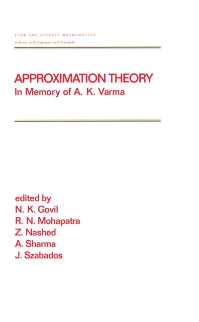 Approximation Theory