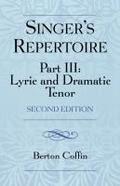 The Singer’s Repertoire, Part III
