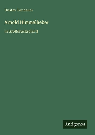 Arnold Himmelheber