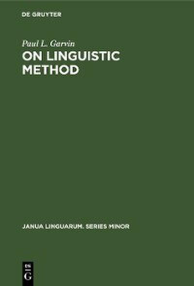On Linguistic Method