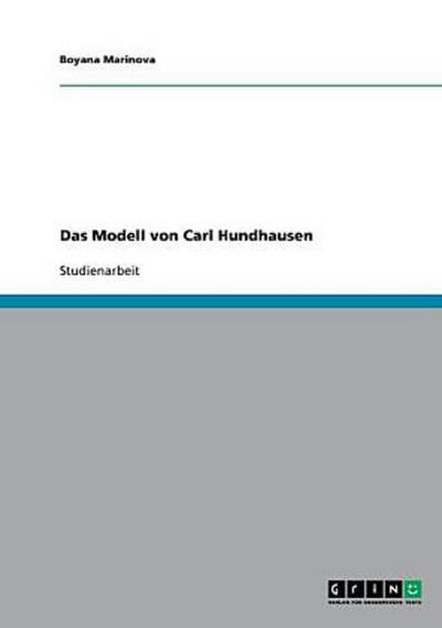 Das Modell von Carl Hundhausen