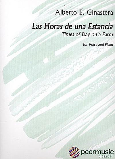Las Horas de una Estanciafor voice and piano (sp/en)
