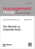 The ’Betrieb’ as Corporate Actor