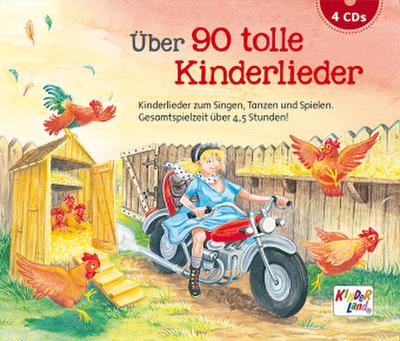 Über 90 tolle Kinderlieder, 4 Teile