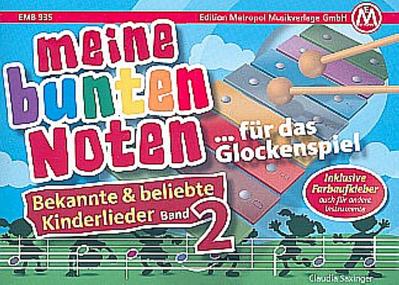 Meine bunten Noten für das Glockenspiel