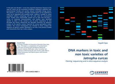 DNA markers in toxic and non toxic varieties of Jatropha curcas