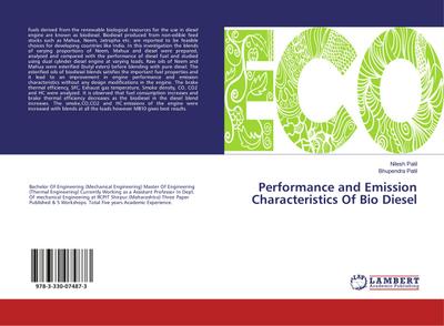 Performance and Emission Characteristics Of Bio Diesel