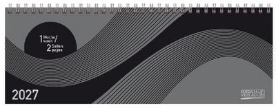 Tischkalender quer Professional Colourlux 2027 schwarz