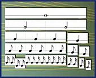 Magnetische Notenpyramide