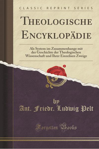 Theologische Encyklopädie: Als System im Zusammenhange mit der Geschichte der Theologischen Wissenschaft und Ihrer Einzelnen Zweige (Classic Reprint)