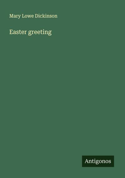 Easter greeting