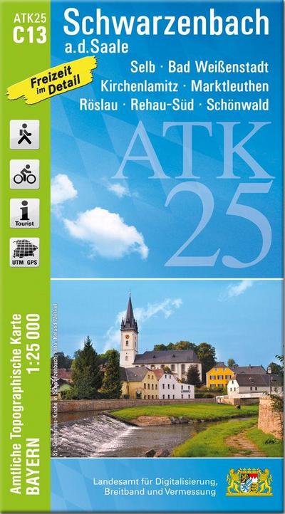 ATK25-C13 Schwarzenbach a.d.Saale (Amtliche Topographische K