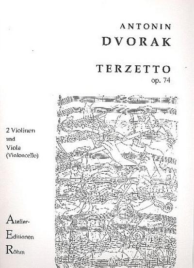 Terzett op.74für 2 Violinen und Viola (Violoncello)