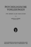 Psychologische Vorlesungen