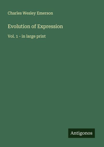 Evolution of Expression