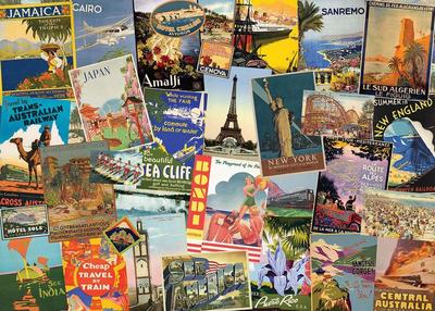 World Travel 1000-Piece Jigsaw Puzzle