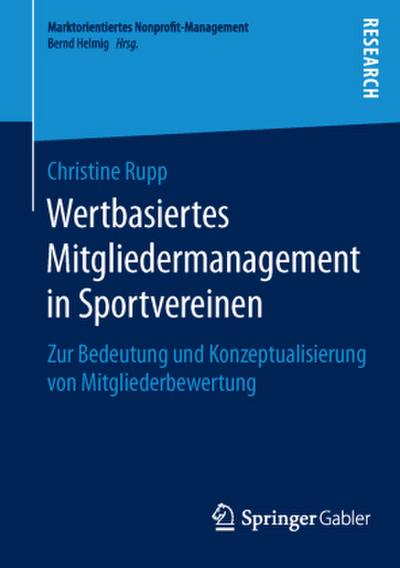 Wertbasiertes Mitgliedermanagement in Sportvereinen