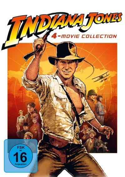 Indiana Jones 1-4 DVD-Box