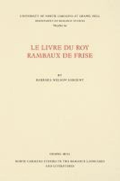 Le Livre du Roy Rambaux de Frise