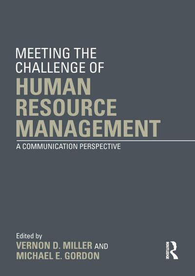 Meeting the Challenge of Human Resource Management